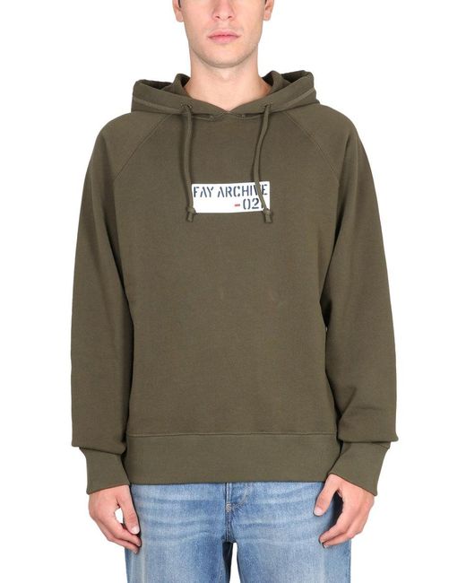Fay Green Archive" Sweatshirt for men