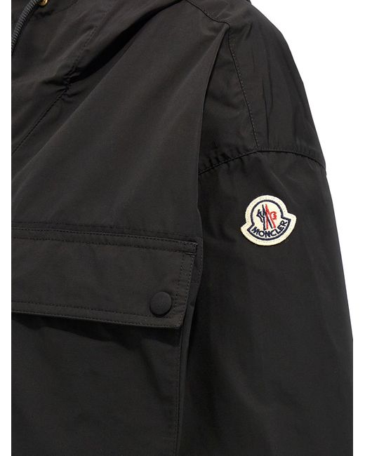 Moncler Black Parka "Sauvan"