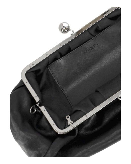 Weekend by Maxmara Cristin Large Black Clutch