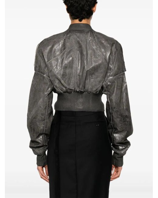 Rick Owens Gray Giacca Da Volo