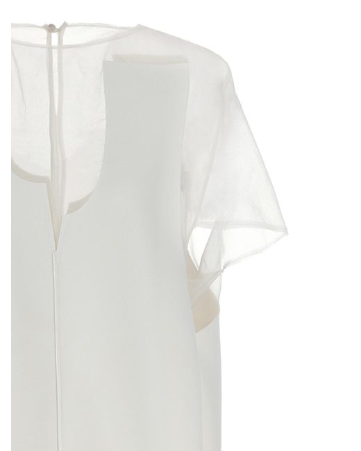 Khaite White Winona' Dress