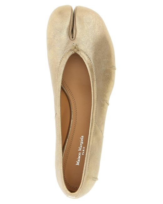 Maison Margiela Natural Ballerinas "Tabi New".