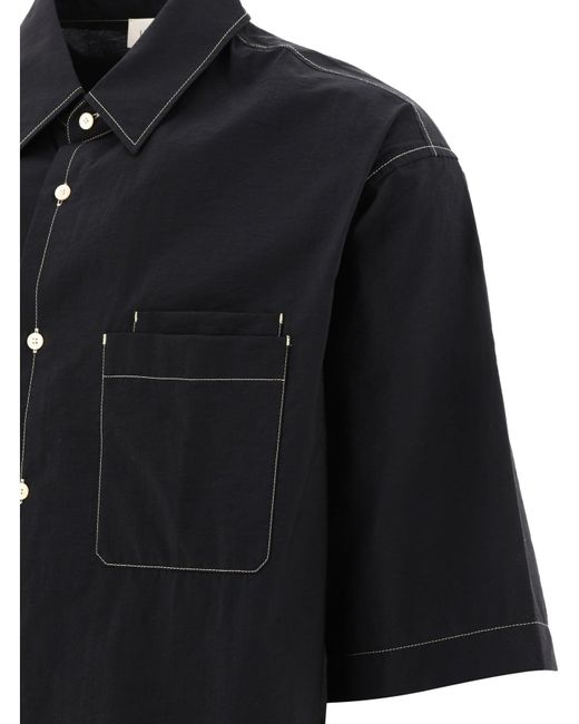 Lemaire "Doppelpocket" -Hemd in Black für Herren