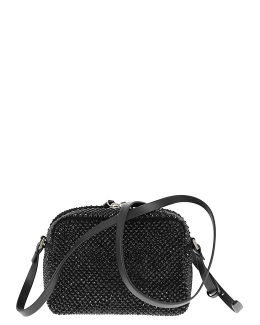 Fabiana Filippi Black Leather Camera Bag