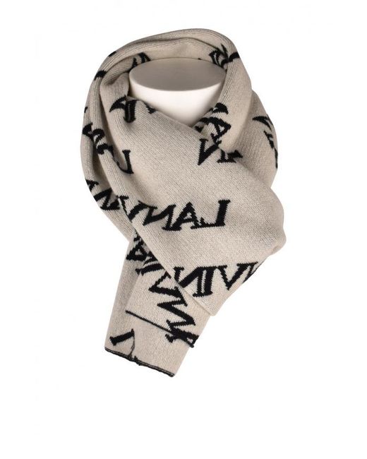 Lanvin Black Scarf