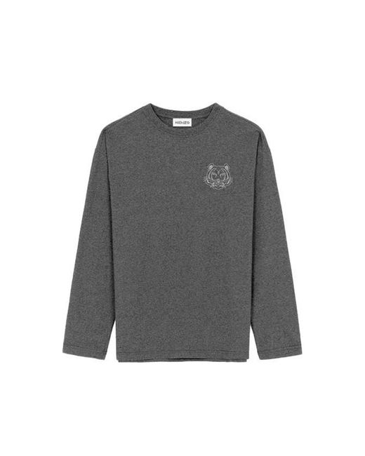 KENZO T-Shirt aus Baumwolle in Gray für Herren