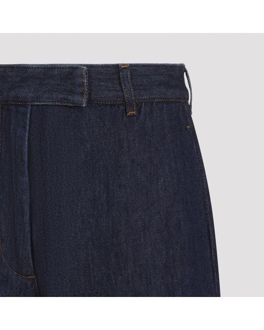 Dries Van Noten Penn-denimbroek in het Blue