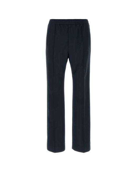 Gucci Blue Technical Panama Pants for men
