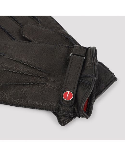 Kiton Black Gloves