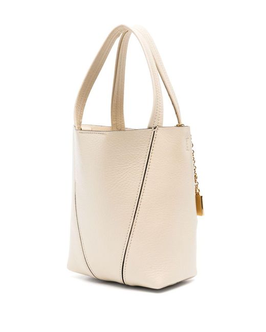 Chloé Spin Kleine Shopper in het Natural