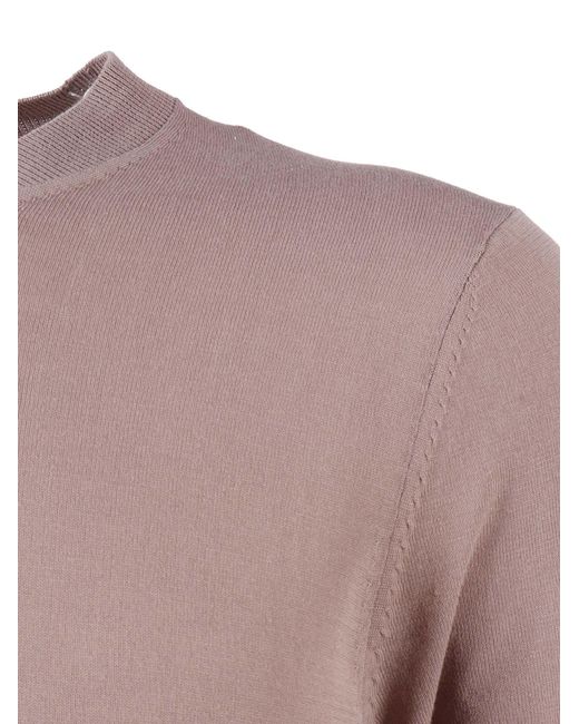 Ballantyne Brown Kurzarmpullover