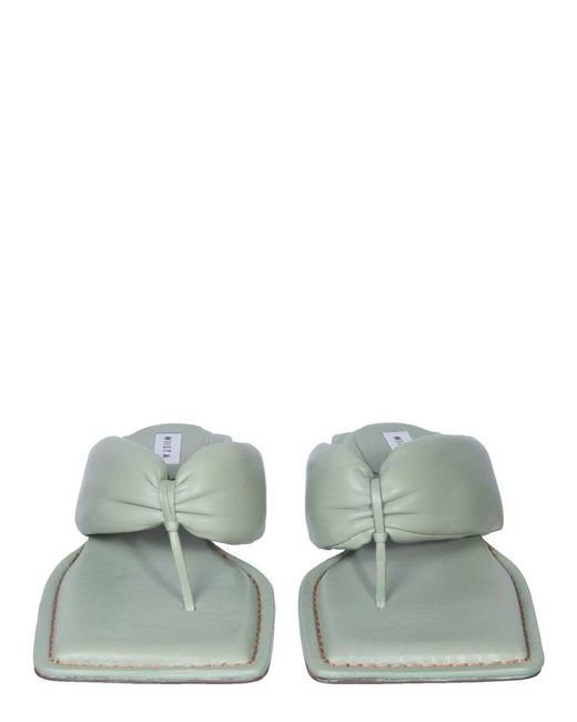 Miista Green Anais Sandals