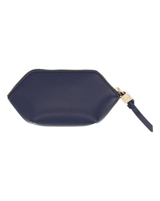 Ganni Blue Bou" Coin Purse