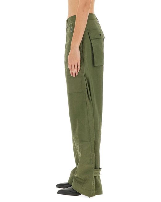 Rabanne Green Cargo Pants
