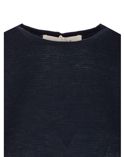 Lisa Yang Blue Ira Cashmere T-Shirt