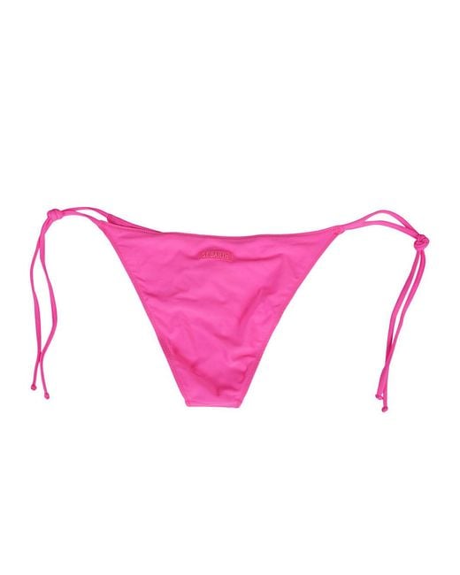 Mc2 Saint Barth Pink String Bikini Bottom