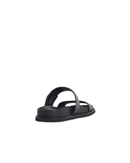 Tory Burch White 'Romy Sport' Lear Slippers