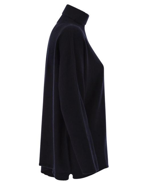Vanisé Blue Giuly Maxi Cashmere Turtleneck