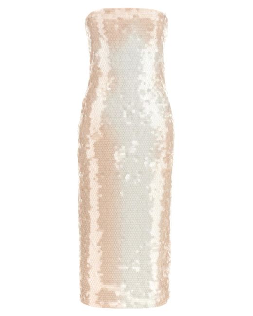 Sportmax White 'Stemma' Kleid