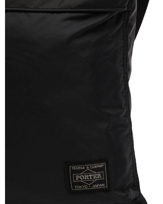 Porter-Yoshida and Co Black Force 2Way Nylon Crossbody Bag for men