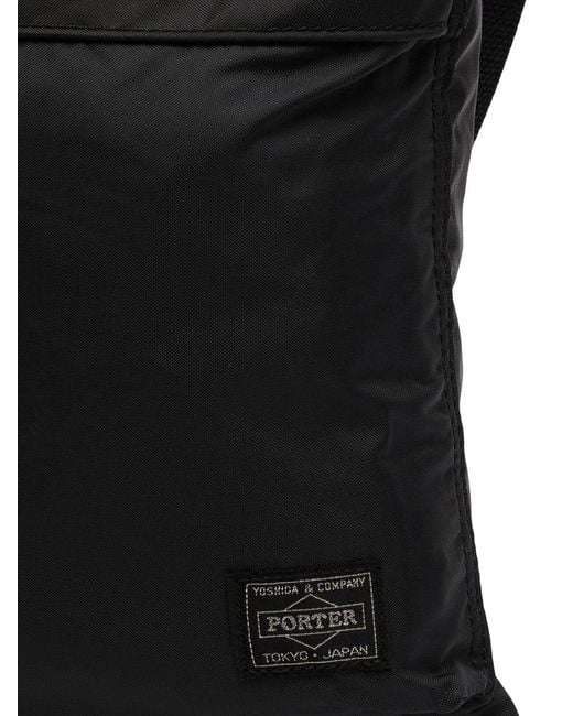 Porter-Yoshida and Co Black Force 2Way Nylon Crossbody Bag for men