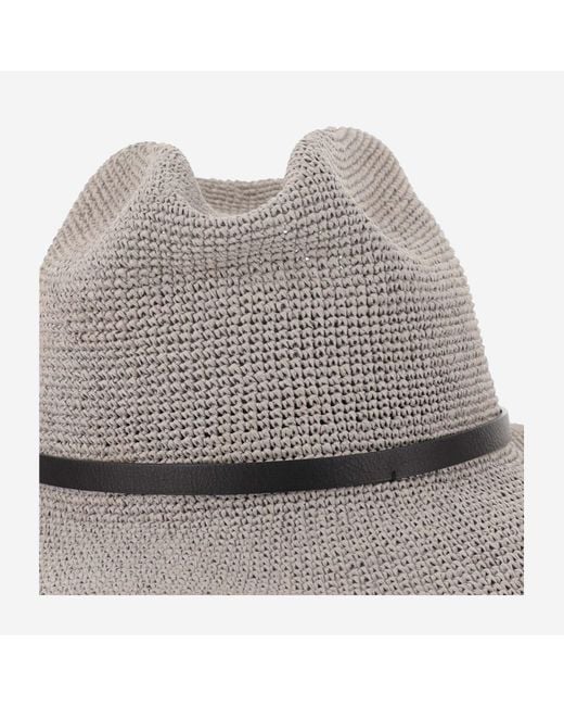 Filippo Catarzi 1910 Gray Paper Hat With Logo