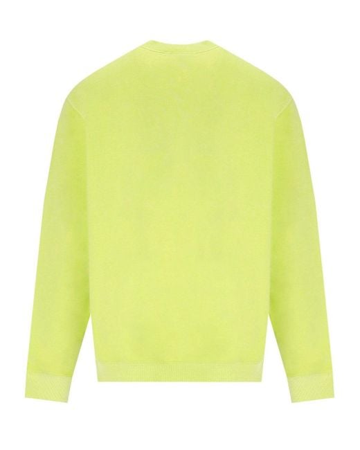 Carhartt Yellow Duster Script Arctic Lime Sweatshirt for men
