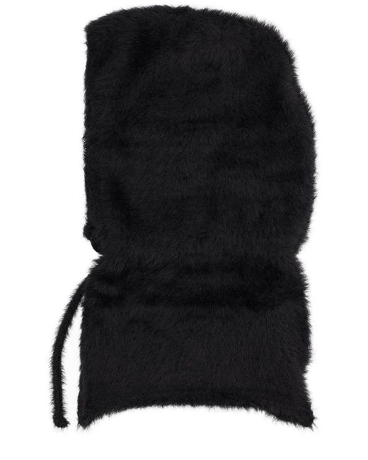 MSGM Black Knitted Balaclava