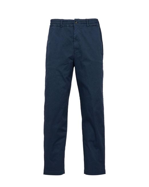 Grifoni Blue Trousers for men