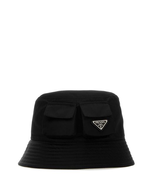 Prada Black Cappelli Tessuto for men