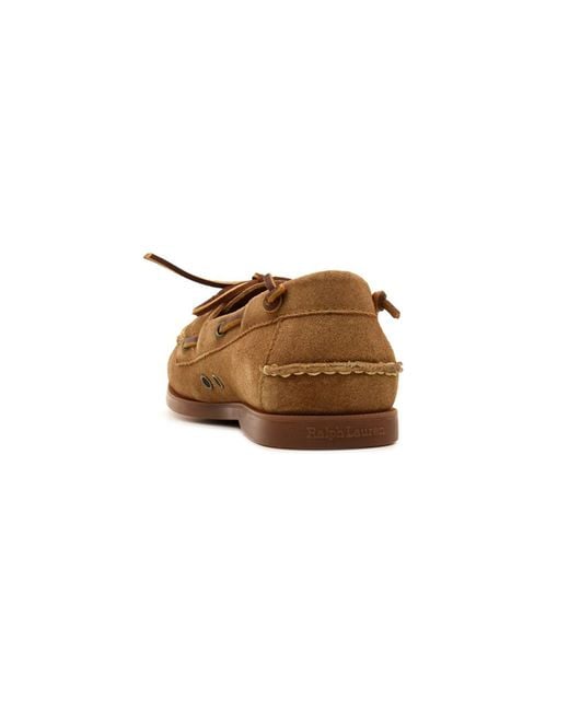 Ralph Lauren Brown Flat Shoes
