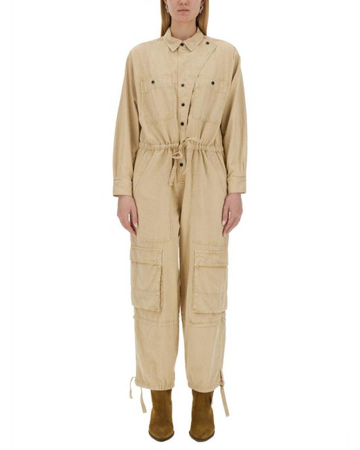 Isabel Marant Natural "Idany" Jumpsuit
