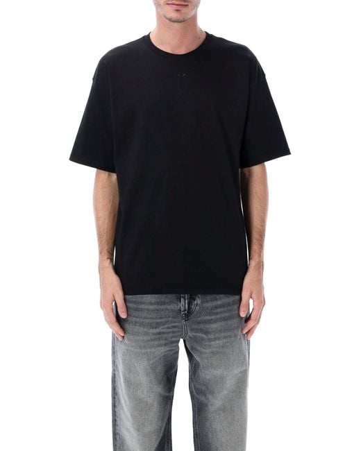 DIESEL Black T Shirts And Polos