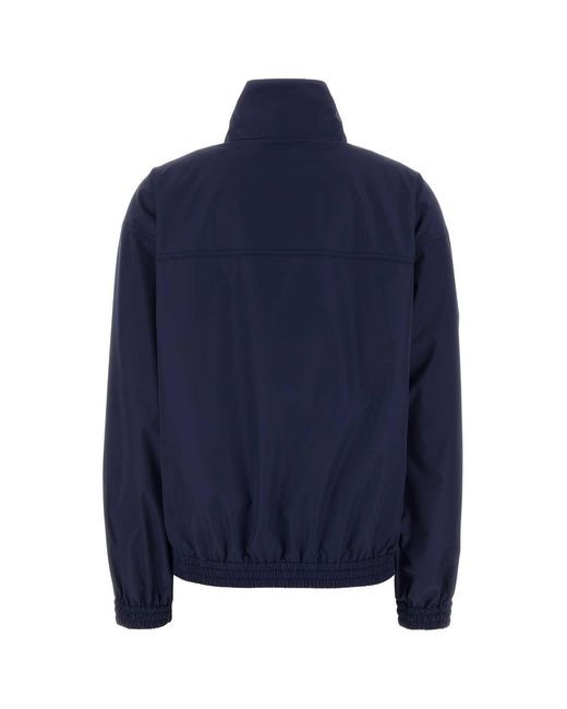 Miu Miu Blue Polyester Windbreaker