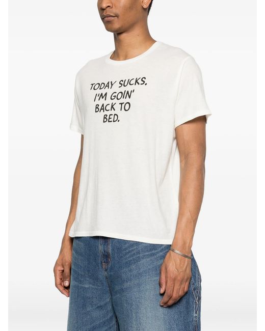 R13 White Today Sucks Boy T