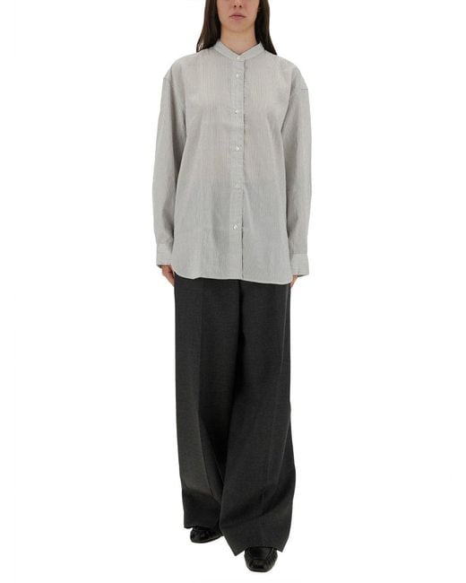 Studio Nicholson Gray Shirt "Dilys"