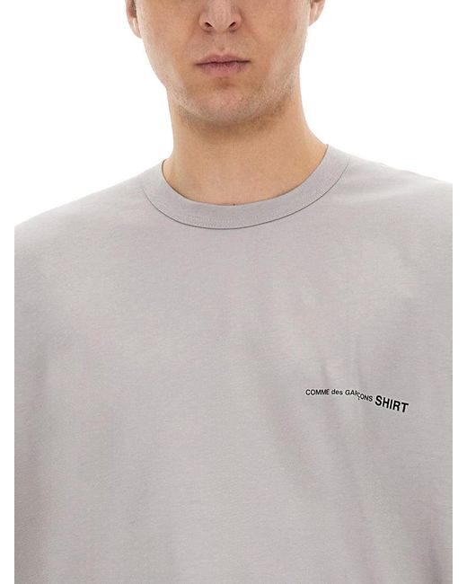 Comme des Garçons Gray T -Shirt mit Logo