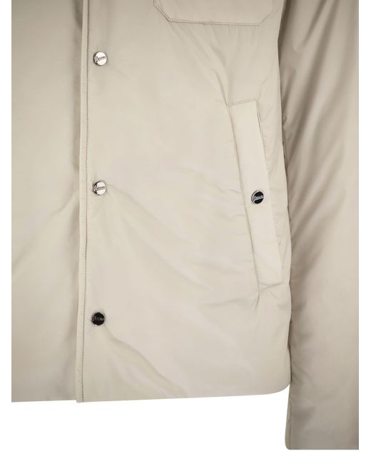 Shirt Cut Veste en écotage Herno pour homme en coloris Natural