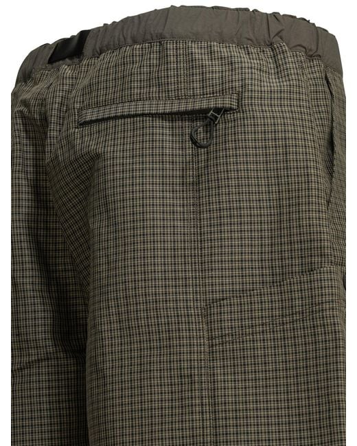 Comme des Garçons Green Plaid Cargo Shorts