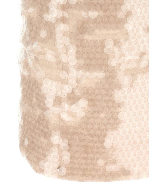Sportmax White 'Stemma' Kleid