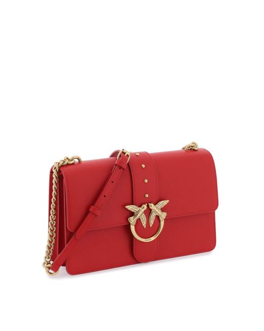 Pinko 'classic Love Icon Simply' Bag in het Red