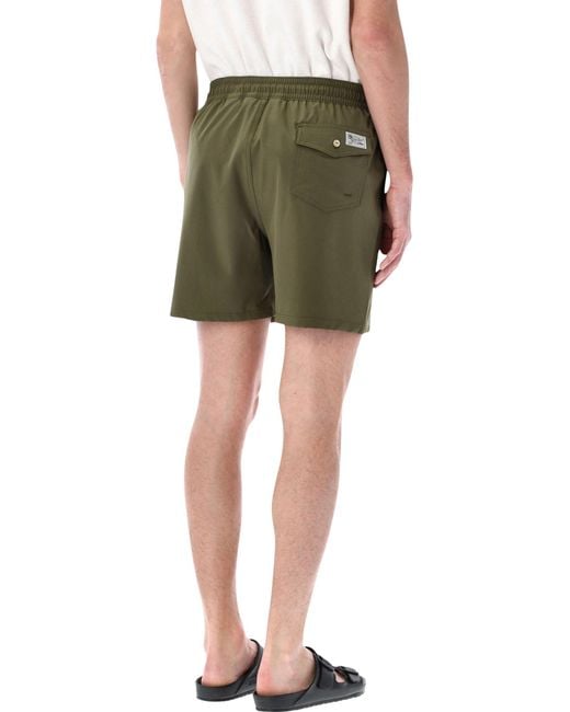 Polo Ralph Lauren Green Traveller Swim Shorts for men