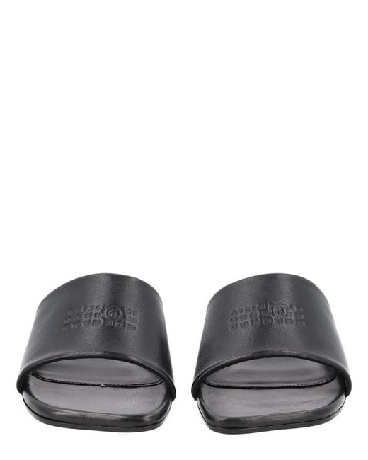 MM6 by Maison Margiela White Sandal With Logo