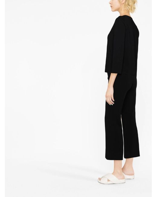 Theory Flare Pant W.compact in het Black voor heren
