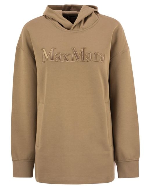 Max Mara Natural Visiera Sweatshirt Over