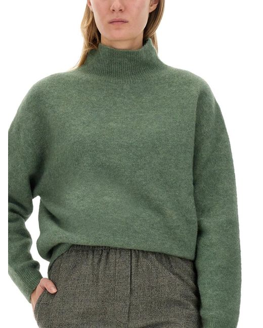 Alysi Green Turtleneck Shirt