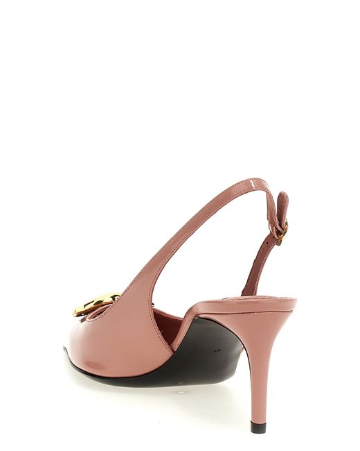 Dolce & Gabbana Pink 'Lollo' Slingback