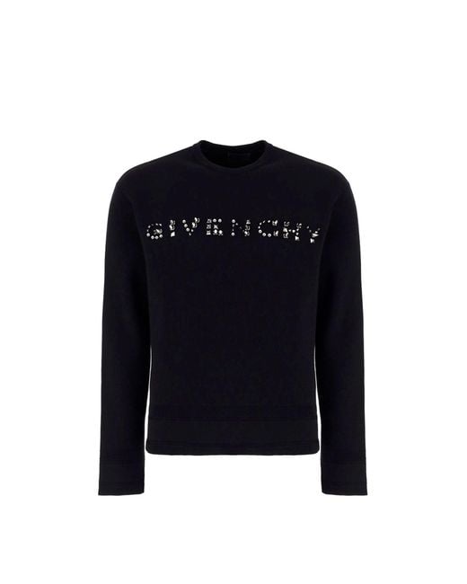 Givenchy Blue Logo Sweater for men
