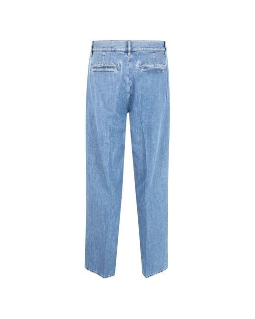 Lardini Blue Washed Denim Pants for men