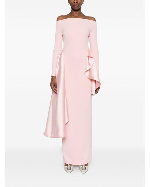 Solace London Pink Kiana Maxi Dress